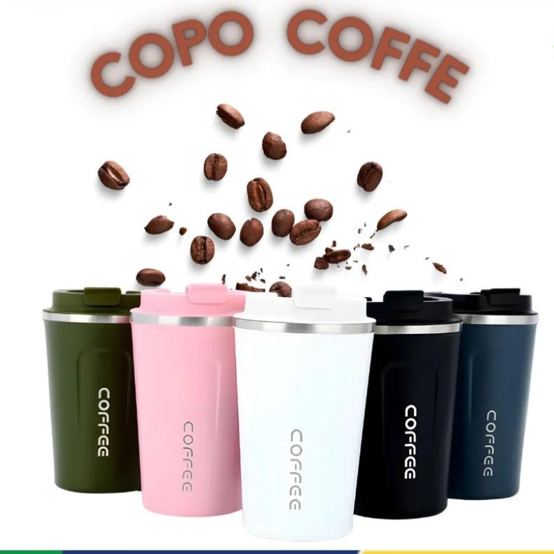 Copo Térmico Digital Coffee Com Sensor de Temperatura