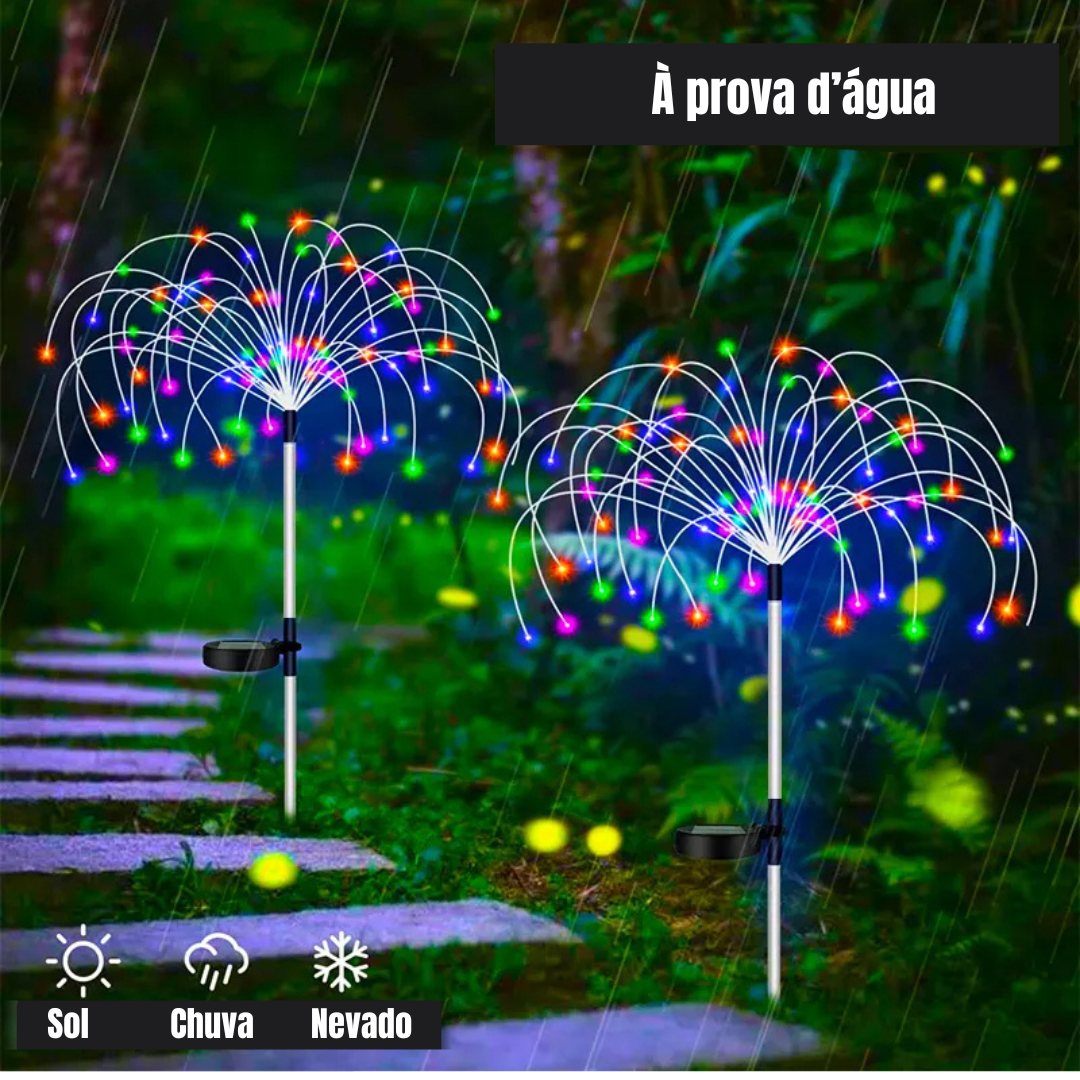 Outdoor Solar LED Decoração Jardim Impermeável para Natal