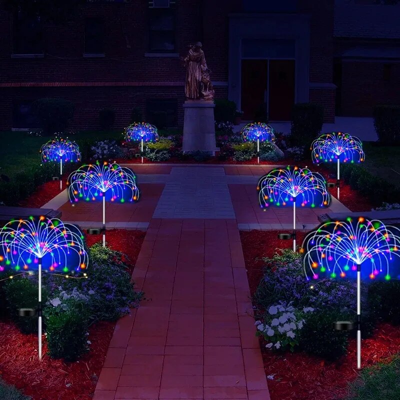 Outdoor Solar LED Decoração Jardim Impermeável para Natal