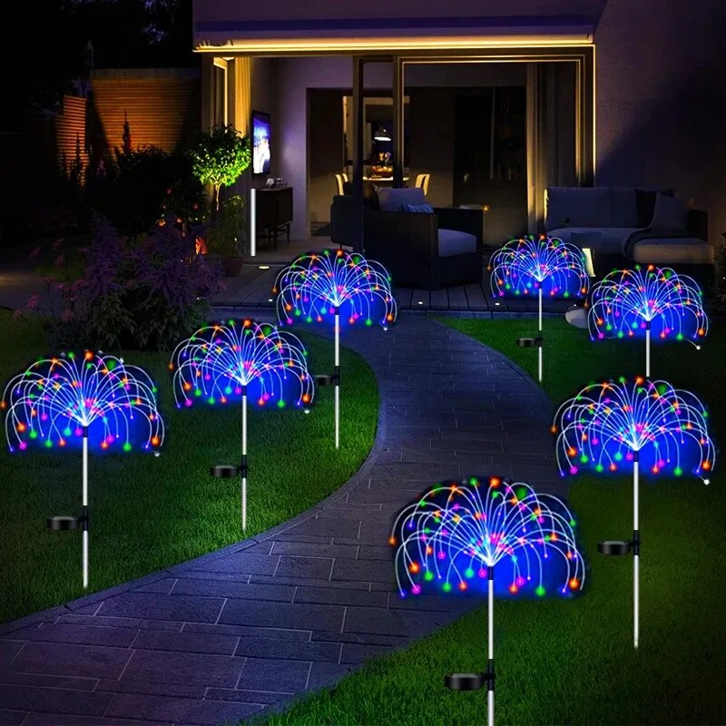 Outdoor Solar LED Decoração Jardim Impermeável para Natal